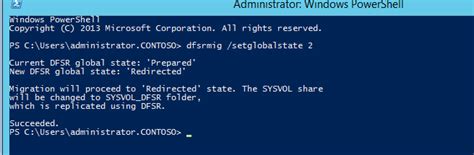 how to migrate sysvol to dfsr.